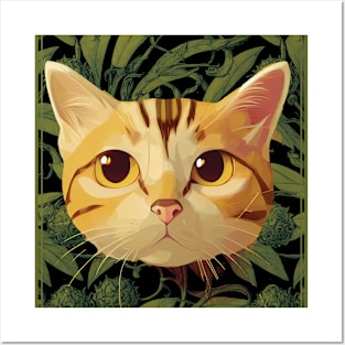 Cute Cat Stare 2 Posters and Art